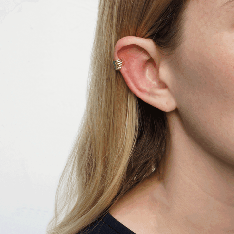 Earcuff Susurro Dorado DoMo Jewelry