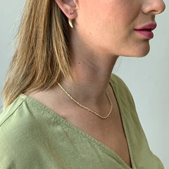 Collar Cadena Trenzada Dorada