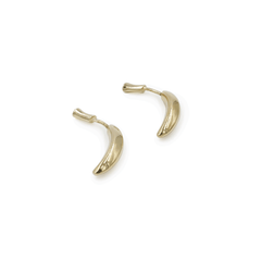 Aretes Organico Dorados