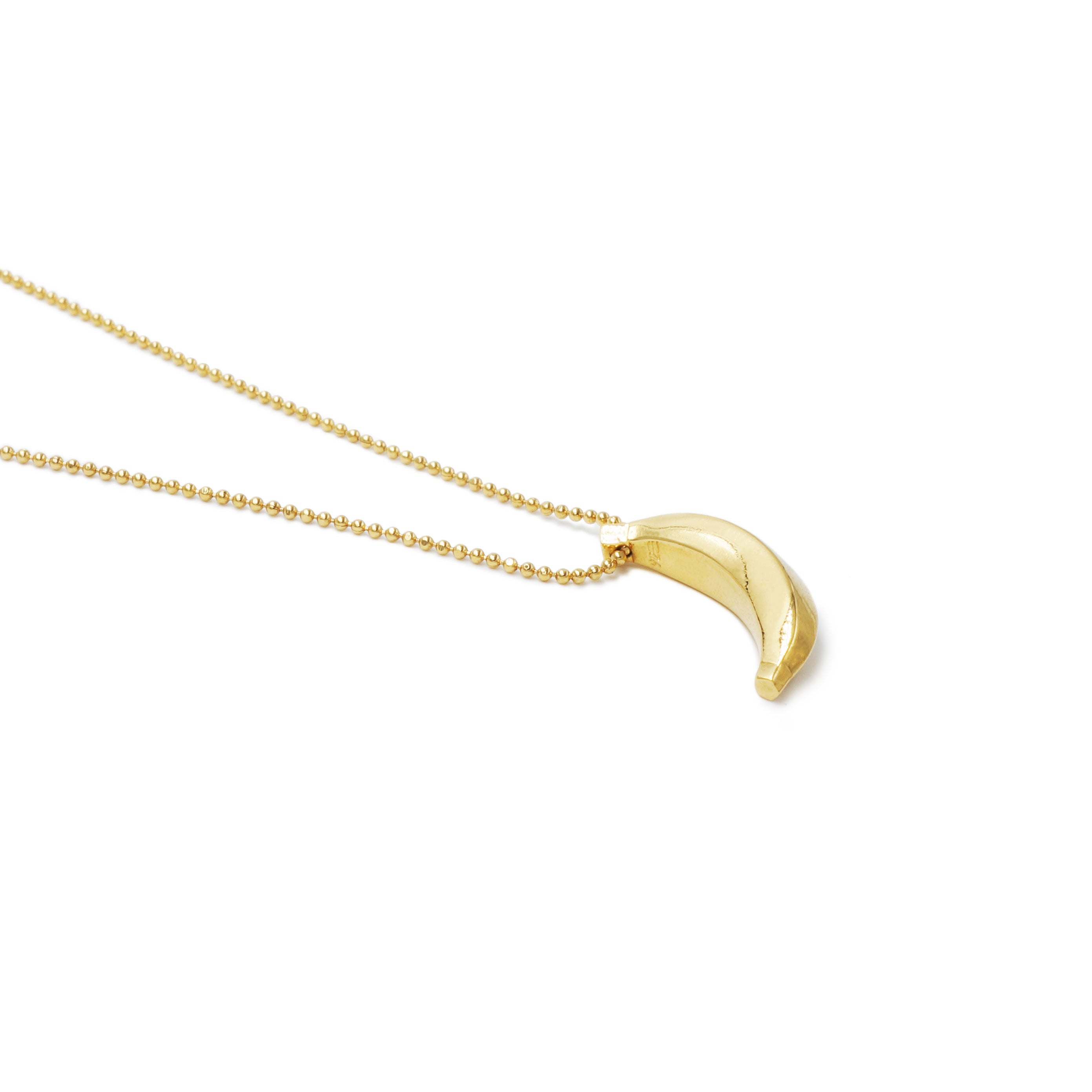 Collar Plátano Banana Dorado