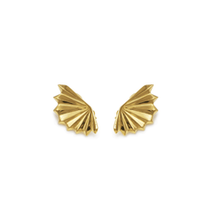 Aretes Abanico Dorado