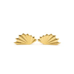 Aretes Abanico Dorado