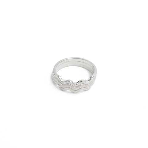 Anillo Ciclo Plateado