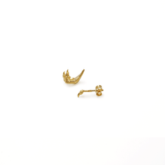 Aretes Garra Dorado