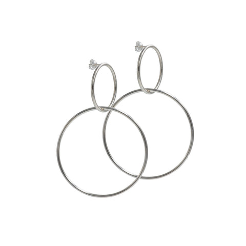 Aretes Aros Plata