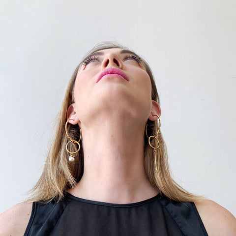 Arracadas Vida Doradas