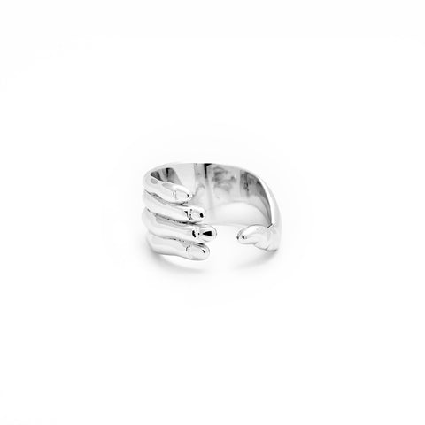 Hold My Hand Ring - Side View - DoMo Jewelry